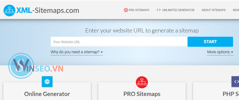 Hướng dẫn tạo sitemap online cho website