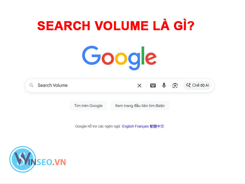 Search Volume là gì?